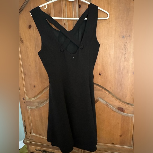 CDC Little Black Dress with Criss Cross Back (8) - Picture 2 of 3
